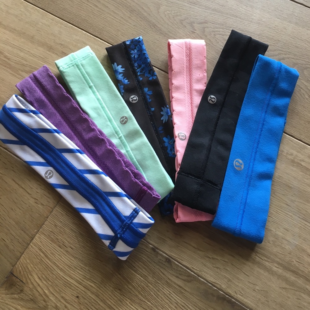 7 Lulu lemon headbands