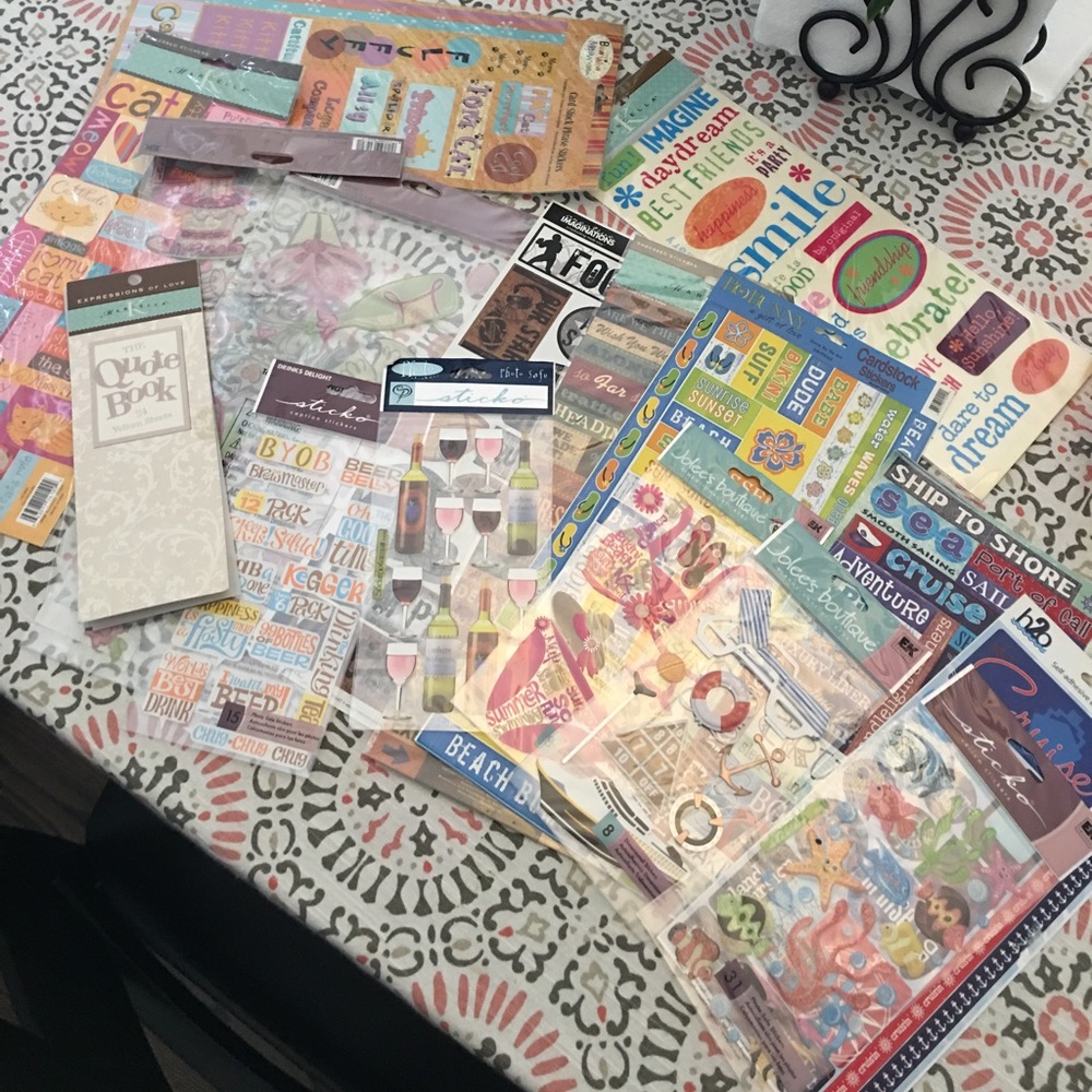 Scrapbooking/journaling sticker bundle!