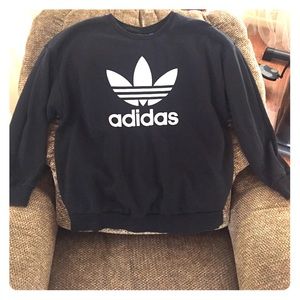 Adidas black sweatshirt