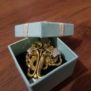 NICE CROSS AND GOLD PLATED CHAIN