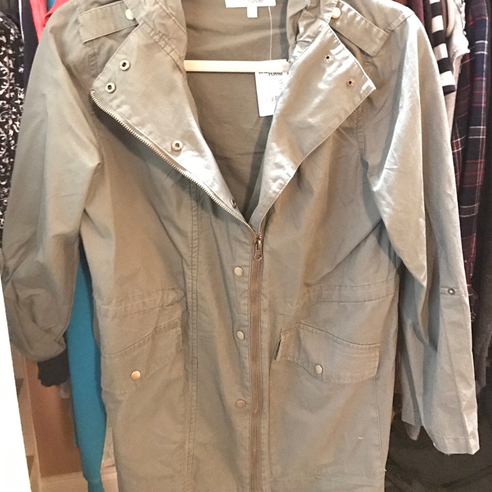Army green jacket