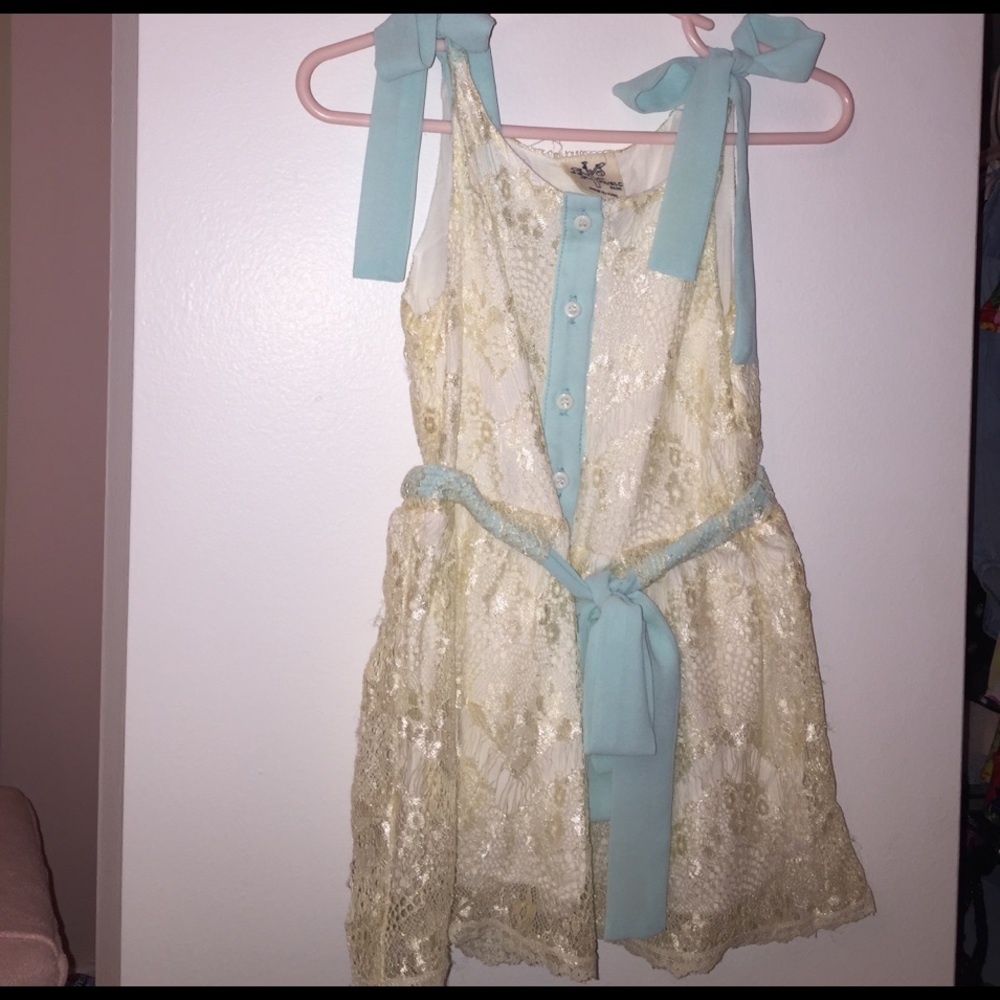 Toddler Lace and Chiffon Mini Dress. Gorgeous!
