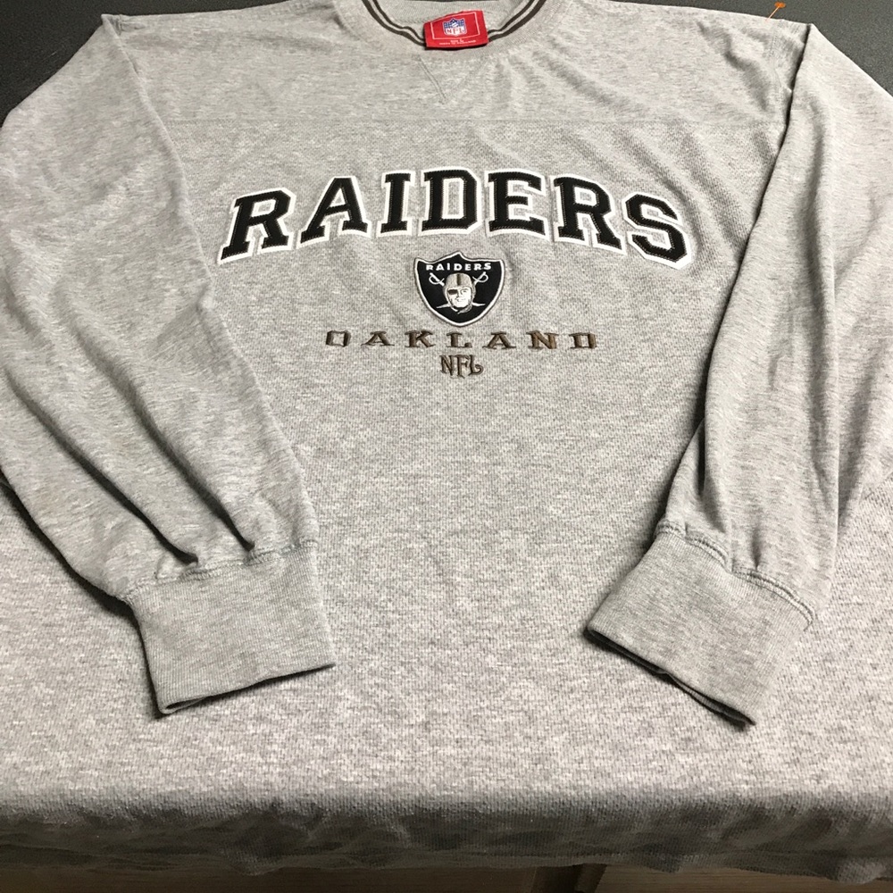Oakland raiders long sleeve sweater