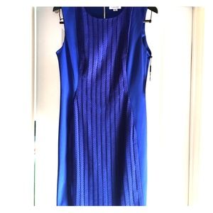 New, Cool and Classy Calvin Klein Vivid Blue Dress