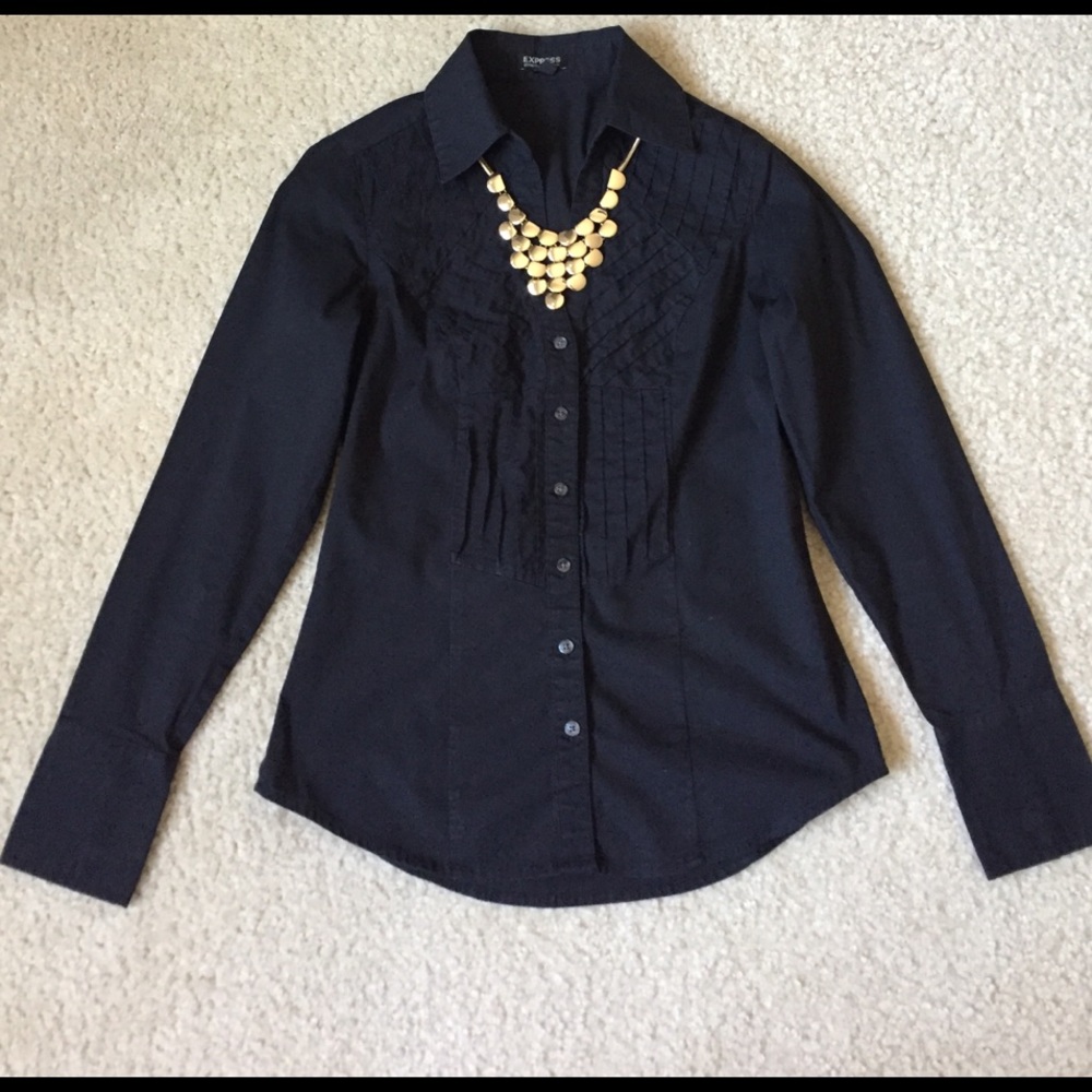 Express black business shirt