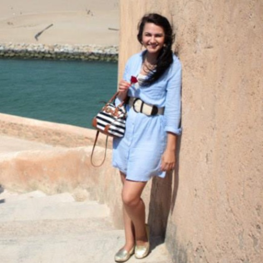 Light Blue Shirt Dress