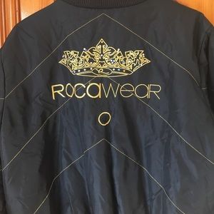 Vintage Rocawear •princess bomber jacket black L