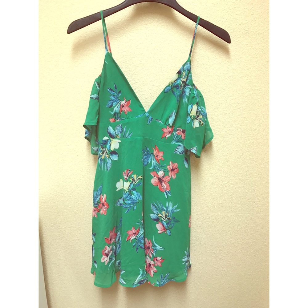 Off shoulder floral dress