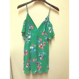 Off shoulder floral dress