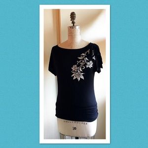 Floral and Bow Blouse