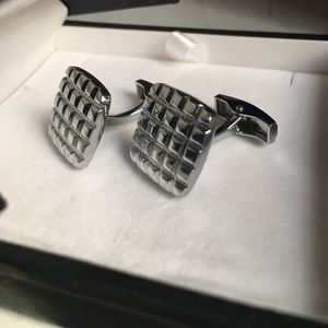 Armani stainless steel cufflinks