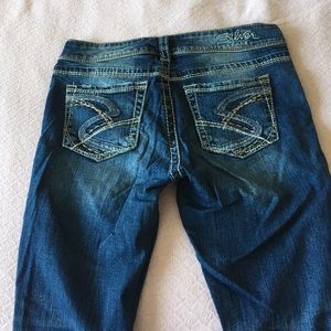 Silver bootcut jeans