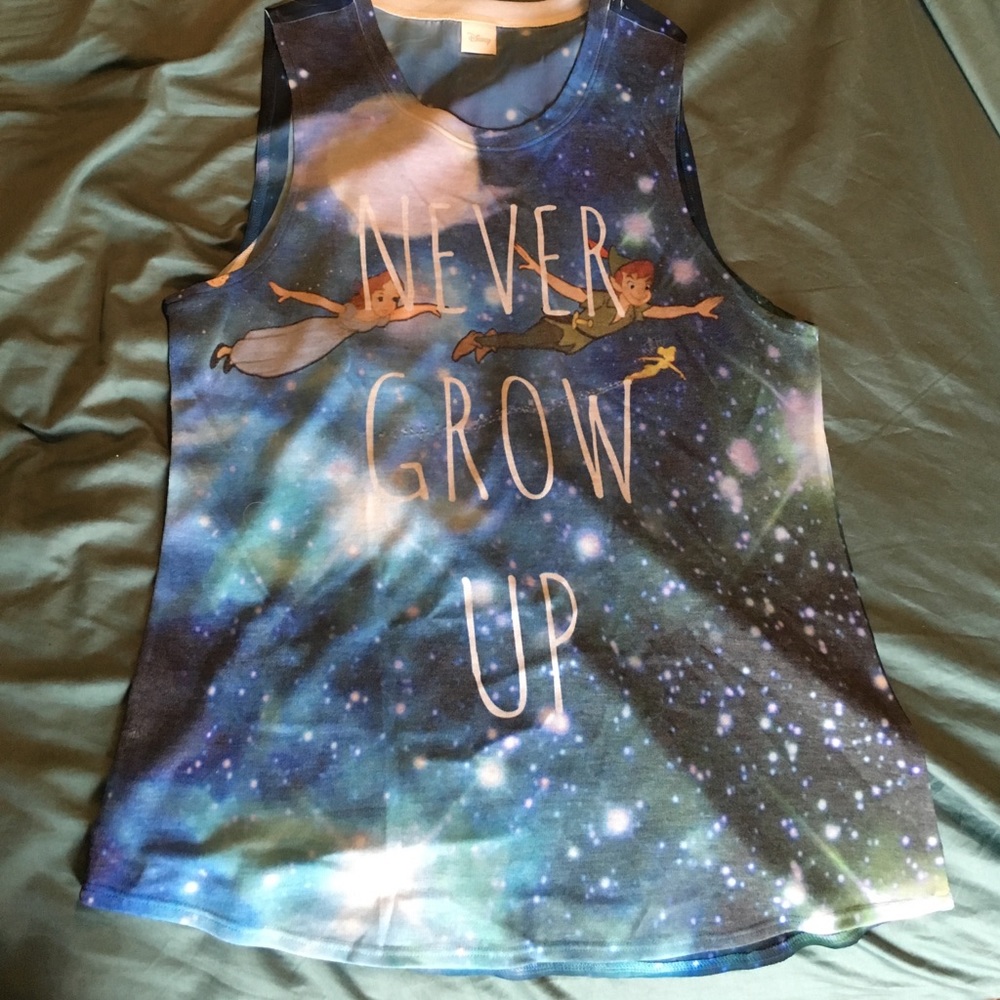 Peter Pan mesh back tank top
