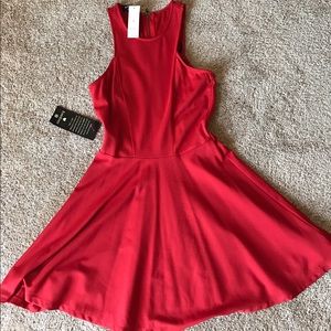 Bebe deep orange dress