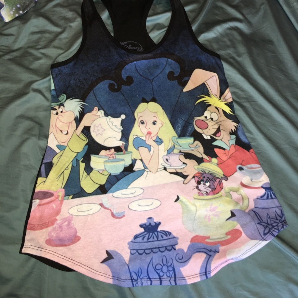 Disney Alice in wonderland tank top