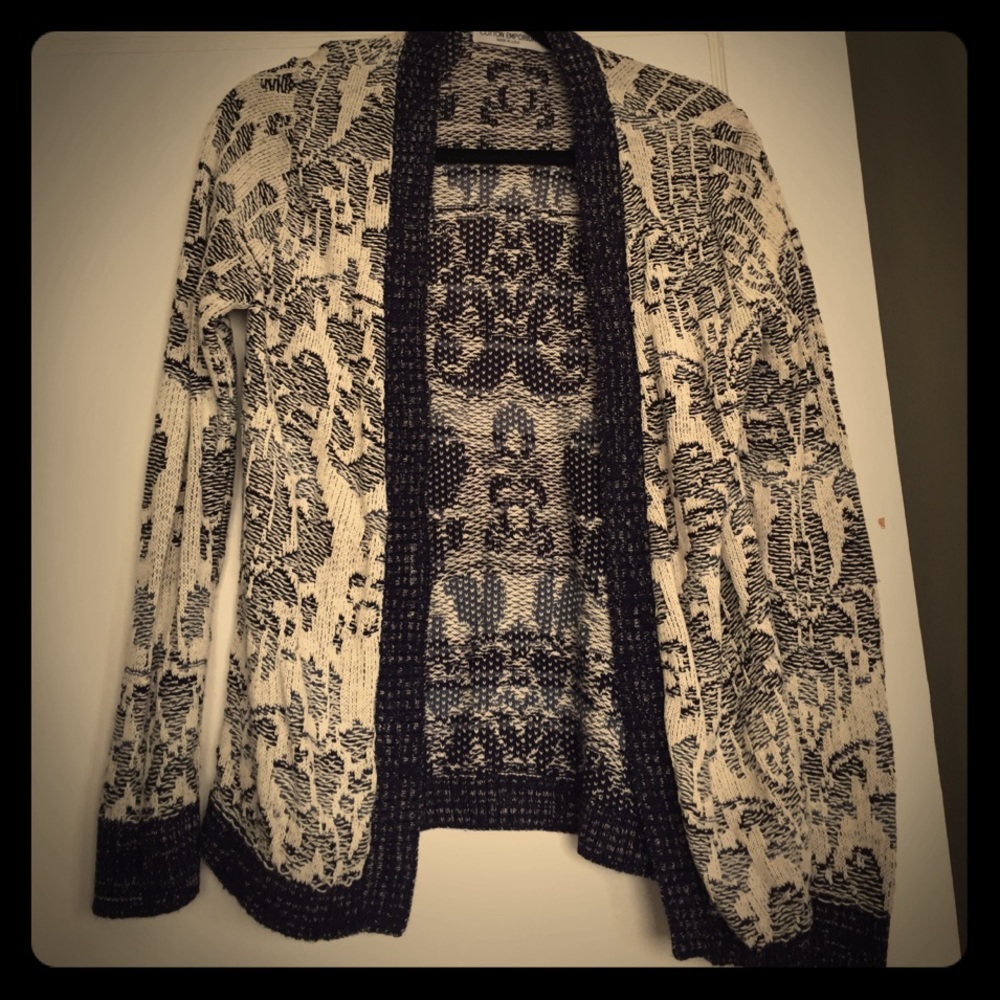 Cotton Emporium Sweater Cardi Size M