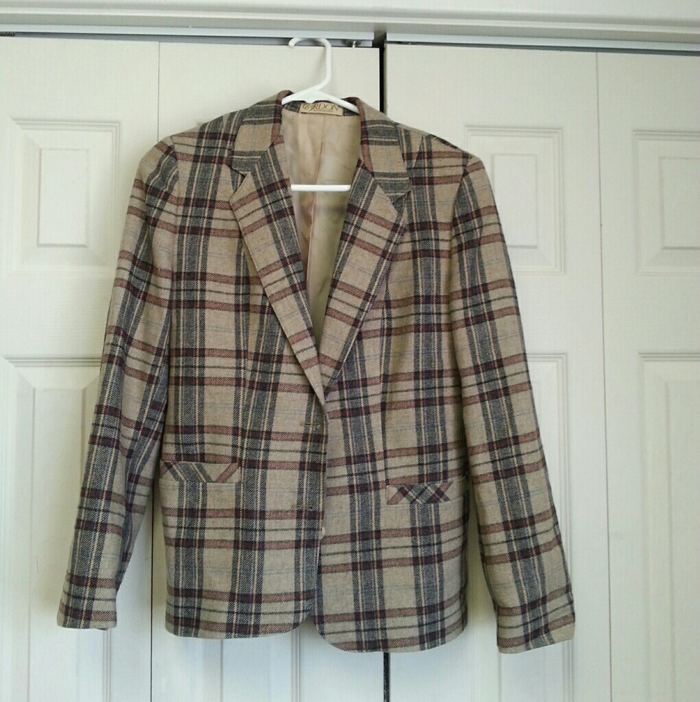 Plaid Vintage Blazer