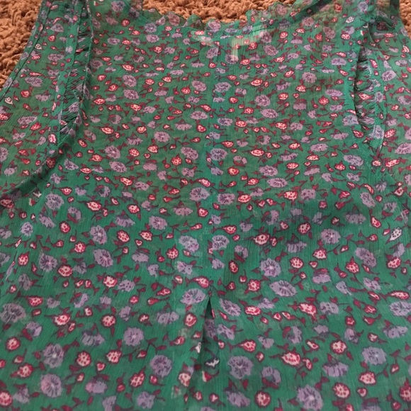 American Eagle - sheer flower top - M - Picture 8 of 8