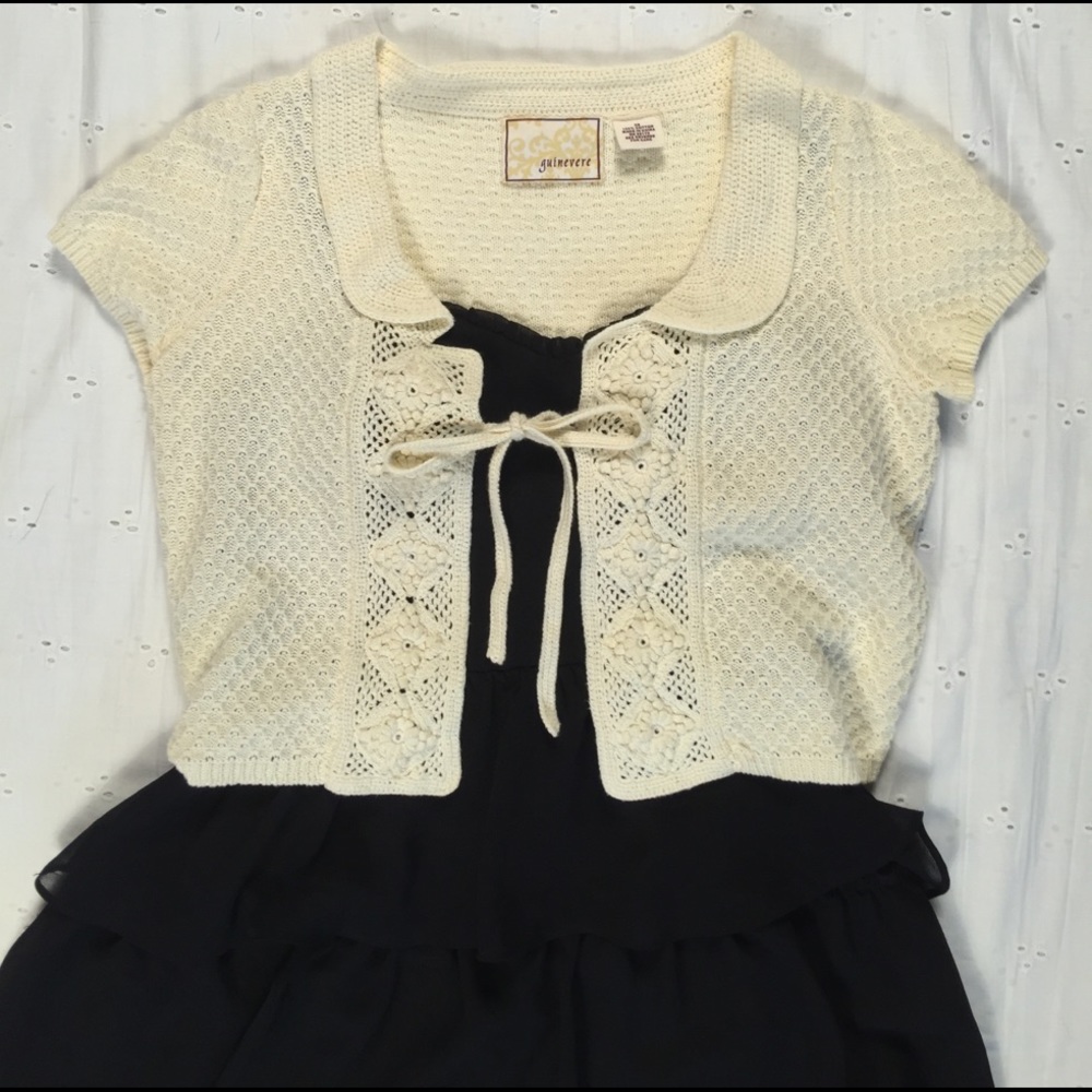 Anthropologie Guinevere Cropped Cardigan