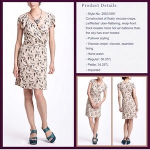 Leifnotes UP & AWAY Hot Air Balloon Print Dress