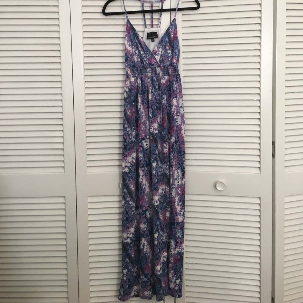 🌸Cynthia Rowley Purple Floral Maxi Dress🌸