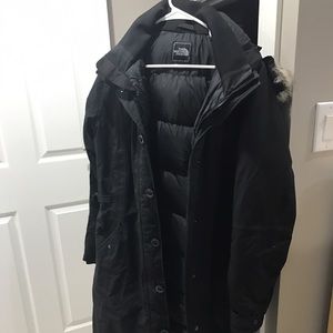Black north face. Like new size large