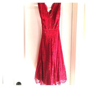 New, Beautiful Scarlet Red Vera Wang Dress