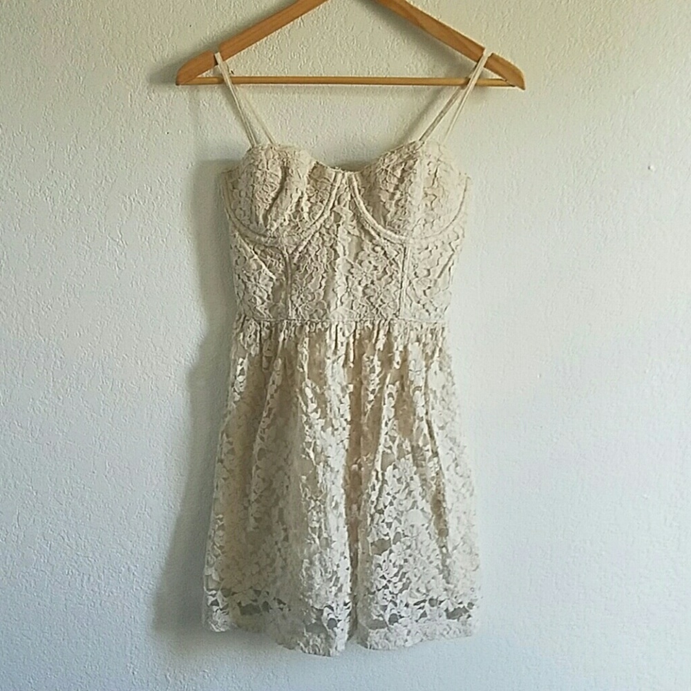 Lace Bustier Dress