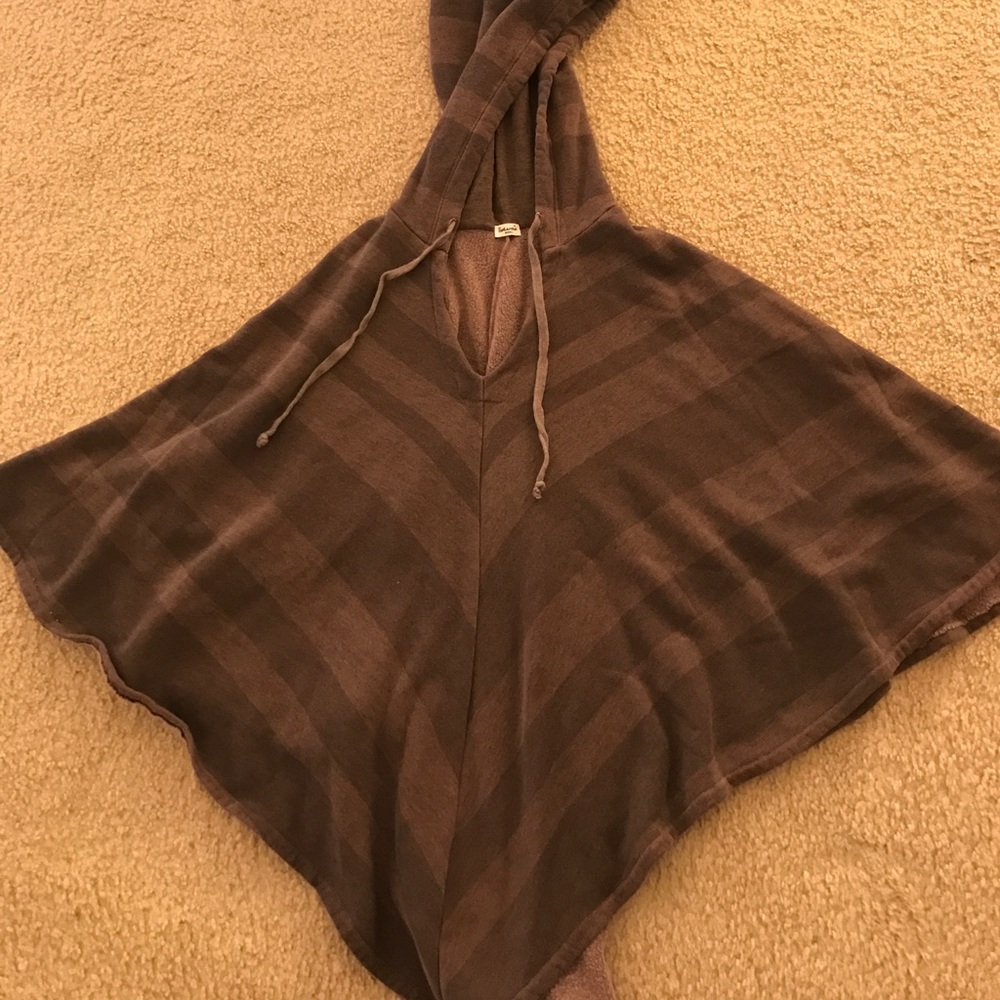 Super soft hooded poncho