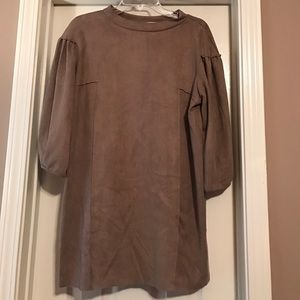 Light Brown suede dress *FINAL PRICE*