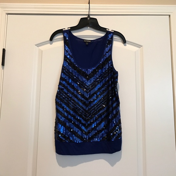 Express Tops - Beautiful EXPRESS tank top with sequins Express Tops - Beautiful EXPRESS tank top with sequins