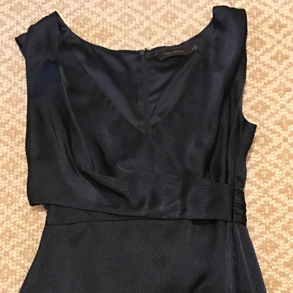 Navy dress from The Limited