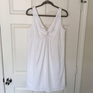 Loft White Cotton Dress