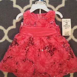Rare Edition Pink adorable dress -2-piece NWT