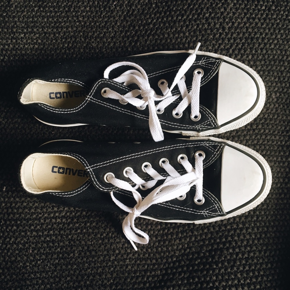 Black Low Top Converse