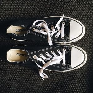 Black Low Top Converse
