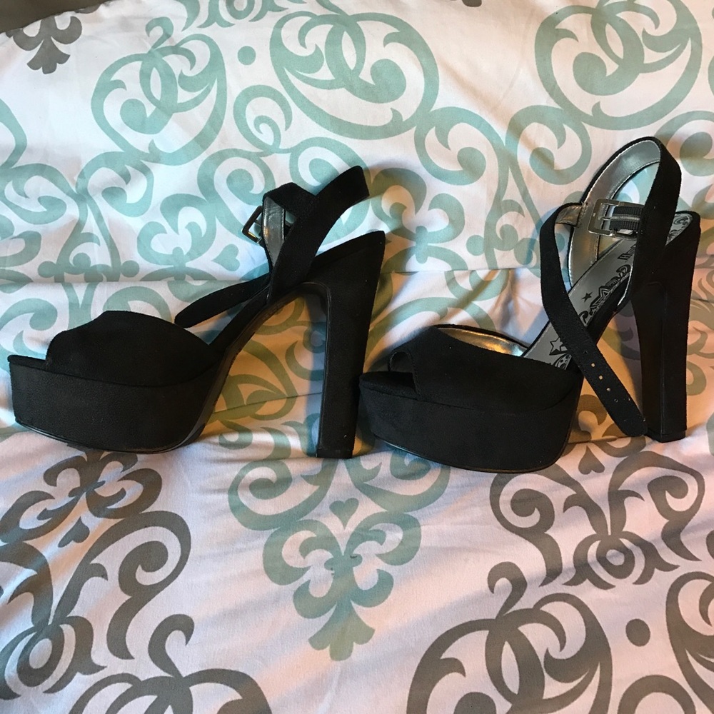 Payless Suede Heels