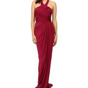 Adrianna Papell Jersey Draped Gown