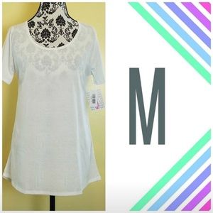 Lularoe white classic tee