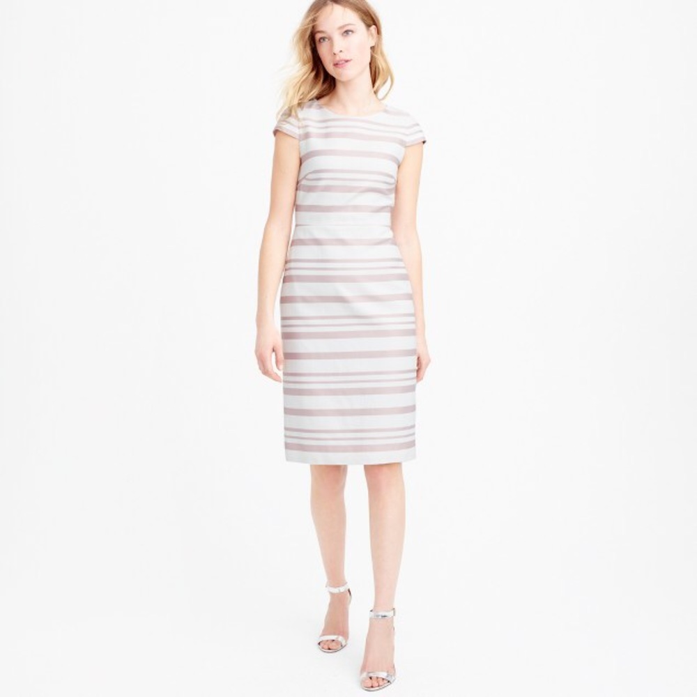 Jcrew NWOT striped dress size 6