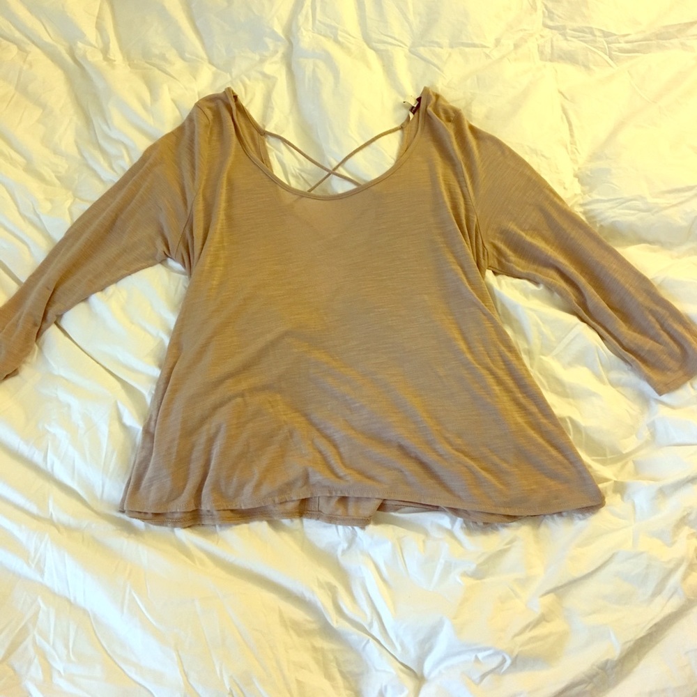 American Eagle top with criss-cross back