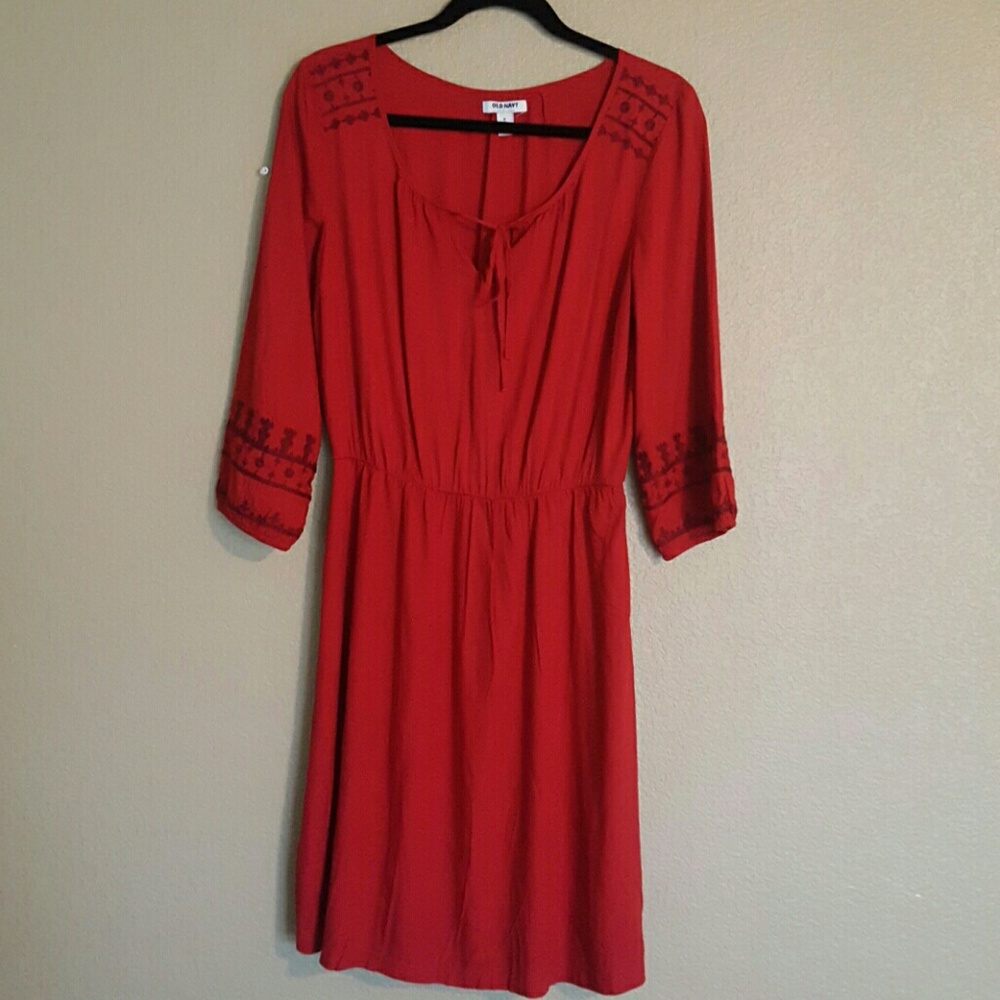 SOLD Boho Embroidered Dress