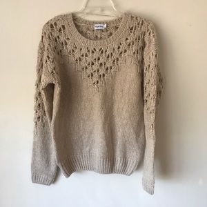 Peekaboo boho sweater