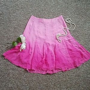 Size 6 ombre pink skirt