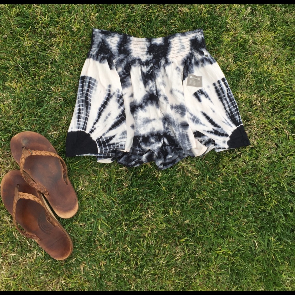 ✨element, soft cotton tie dye shorts