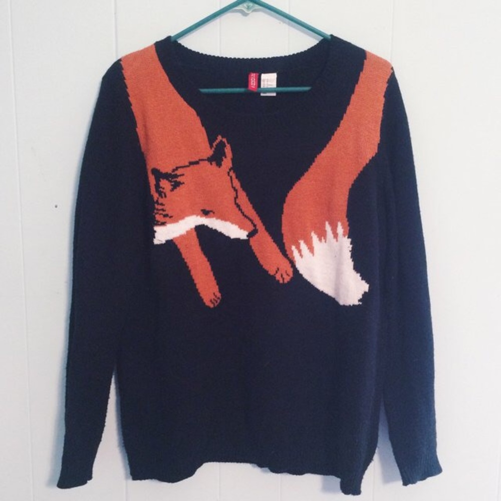 🦊 black fox sweater 🦊