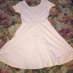 Pink skater dress