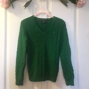 Green Small Ralph Lauren Sweater Spring