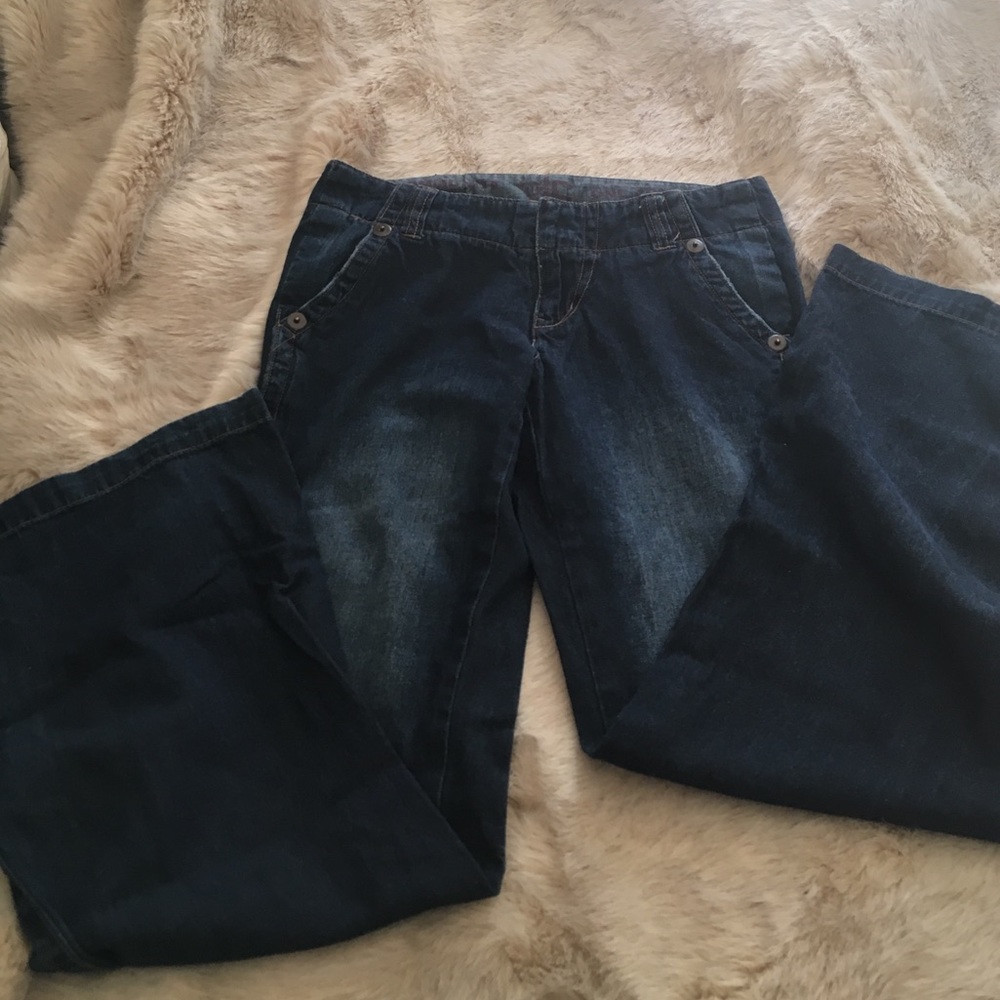 One community trendy wide leg jeans