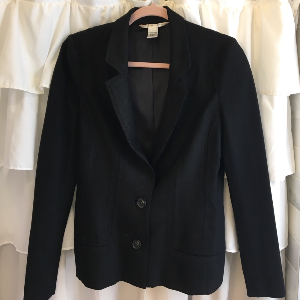 DVF black blazer